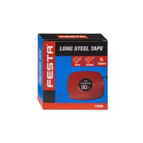 FESTA Mérőszalag 30 m x 10 mm acél zárt