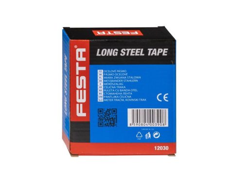 FESTA Mérőszalag 30 m x 10 mm acél zárt