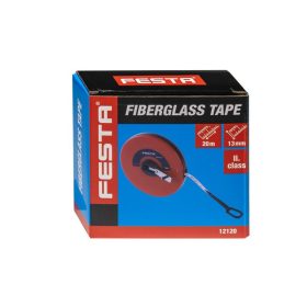 FESTA Mérőszalag 20 m x 14 mm üvegszálas zárt