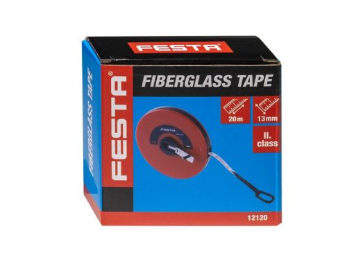 FESTA Mérőszalag 20 m x 14 mm üvegszálas zárt