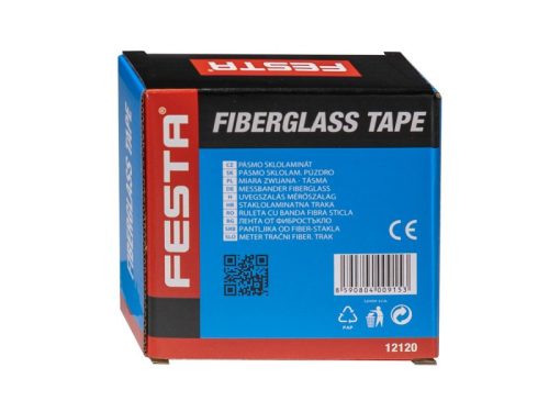 FESTA Mérőszalag 20 m x 14 mm üvegszálas zárt