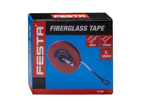 FESTA Mérőszalag 50 m x 14 mm üvegszálas zárt