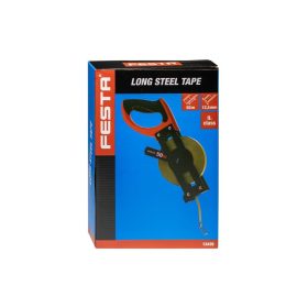 FESTA Mérőszalag 50 m x 12,5 mm acél nyitott