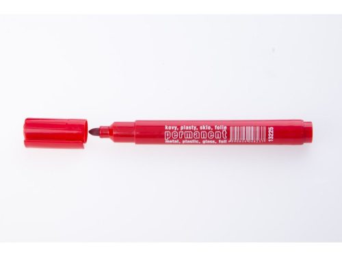 Jelölő filc piros