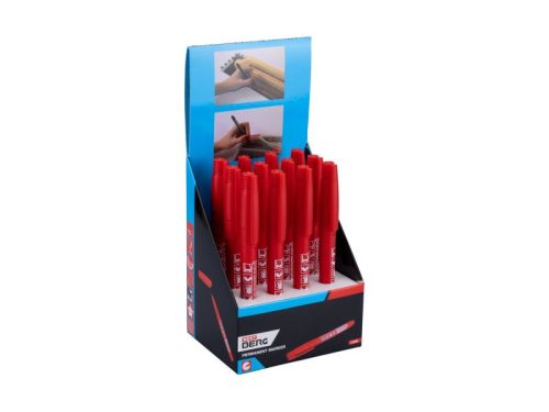 Jelölő filc piros vékony