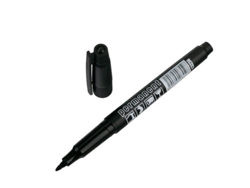 Jelölő filc fekete vékony