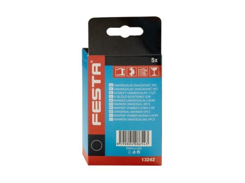 FESTA Zsírkréta fekete (5 db)