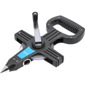 Mérőszalag 30 m acél nyitott