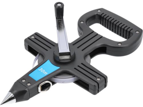 Mérőszalag 30 m acél nyitott