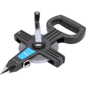 Mérőszalag 50 m acél nyitott