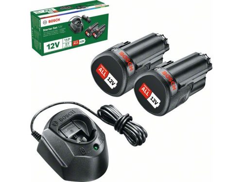 BOSCH Akkumulátor szett PBA 12V / 2 x 1,5 Ah akku + GAL 1210 CV töltő