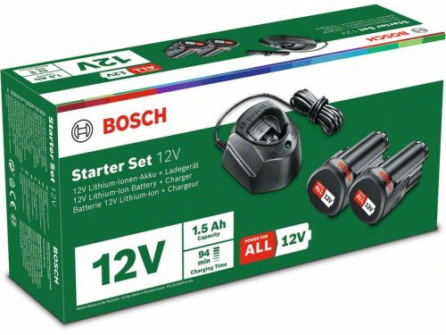 BOSCH Akkumulátor szett PBA 12V / 2 x 1,5 Ah akku + GAL 1210 CV töltő