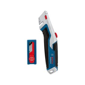   BOSCH Trapézpengés kés visszahúzható pengével + 10 db penge