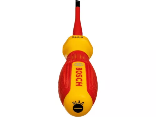 BOSCH Csavarhúzó lapos SL 3,5 x 75 mm 1000 V-ig szigetelt