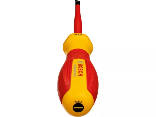 BOSCH Csavarhúzó lapos SL 5,5 x 100 mm 1000 V-ig szigetelt