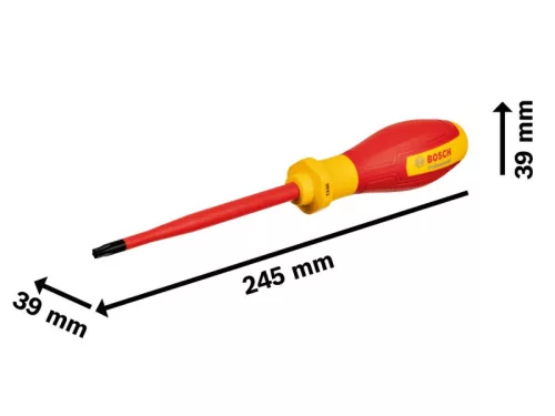 BOSCH Csavarhúzó TX30 x 125 mm 1000 V-ig szigetelt