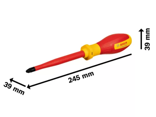 BOSCH Csavarhúzó PZ3 x 125 mm 1000 V-ig szigetelt