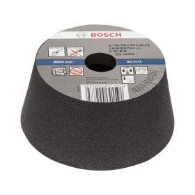   BOSCH Kúpos fazékkorong nagy sarokcsiszolóhoz 110/90 x 55 x 22,2 mm / P54