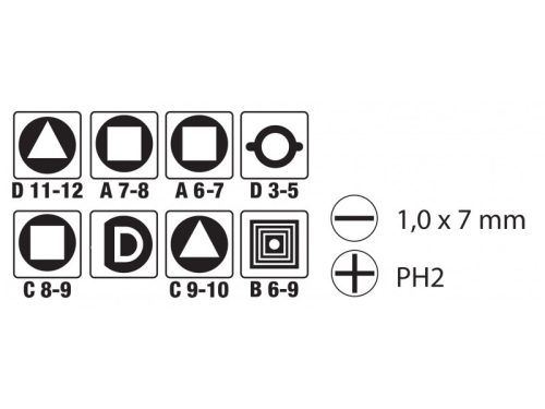FESTA Kapcsolószekrény kulcs