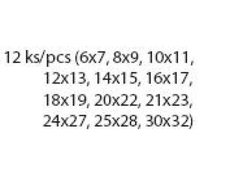 FESTA Villáskulcs készlet 12 részes 6-32 mm CrV