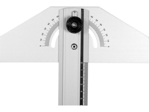 VOREL Szögmérő és vonalzó 0-180° 600 mm alumínium