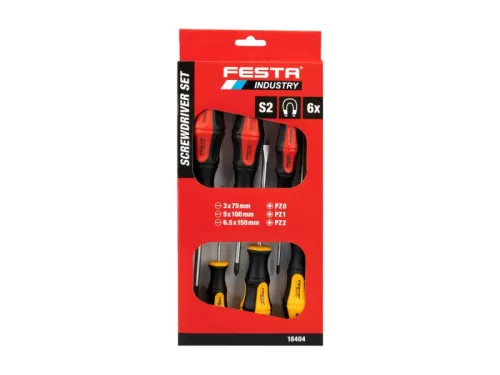 FESTA Csavarhúzó készlet 6 részes CrV