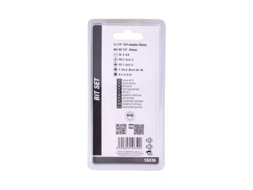 FESTA Torx bitkészlet mágneses adapterrel S2 25 mm