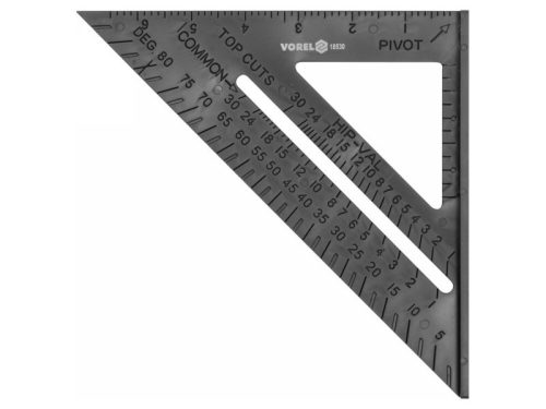 VOREL Talpas derékszög vonalzó 180 mm