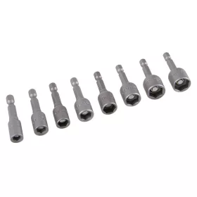   Csavarbehajtó készlet 8 részes mágneses 1/4" (6-7-8-9-10-11-12-13)