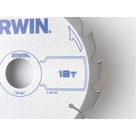 IRWIN Fűrésztárcsa fához 165 x 30 mm / 18T