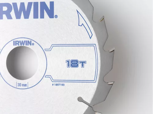 IRWIN Fűrésztárcsa fához 165 x 30 mm / 18T