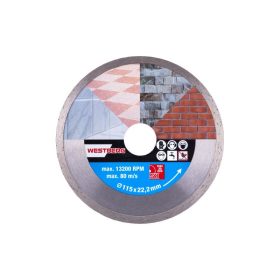   DIAMANT Gyémánt vágókorong 115 x 1,8 x 5,0 x 22,2 mm folytonos