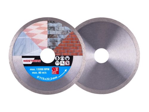 DIAMANT Gyémánt vágókorong 115 x 1,8 x 5,0 x 22,2 mm folytonos