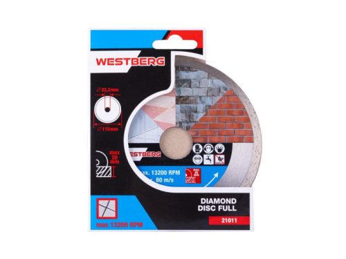 DIAMANT Gyémánt vágókorong 115 x 1,8 x 5,0 x 22,2 mm folytonos