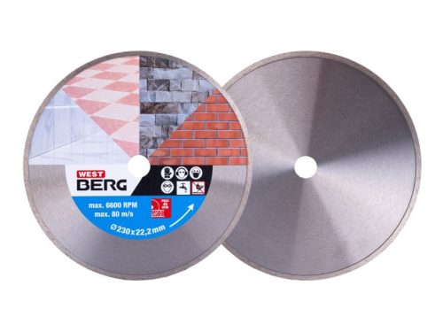 DIAMANT Gyémánt vágókorong 230 x 2,4 x 5,0 x 22,2 mm folytonos