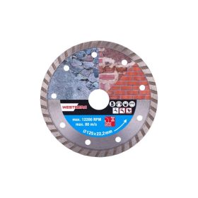   DIAMANT Gyémánt vágókorong 125 x 2,0 x 7,0 x 22,2 mm turbo