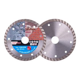   DIAMANT Gyémánt vágókorong 125 x 2,0 x 7,0 x 22,2 mm turbo