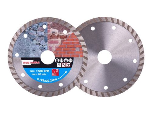 DIAMANT Gyémánt vágókorong 125 x 2,0 x 7,0 x 22,2 mm turbo