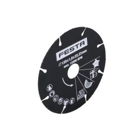   FESTA Univerzális gyémánt vágókorong 125 x 1,0 x 22,2 mm szegmentált
