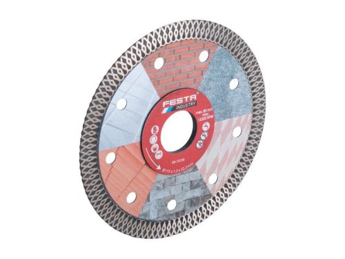 FESTA Gyémánt vágókorong 115 x 1,4 x 22,2 mm turbo