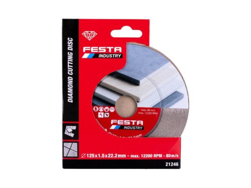 FESTA Gyémánt vágókorong 125 x 1,5 x 22,2 mm