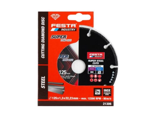 FESTA Gyémánt vágókorong 125 x 1,3 x 22,5 mm szegmentált