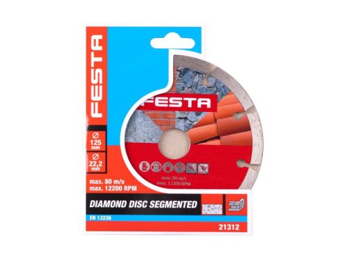 FESTA Gyémánt vágókorong 125 x 2,2 x 22,2 mm szegmentált