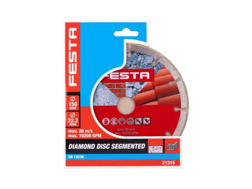 FESTA Gyémánt vágókorong 150 x 2,2 x 22,2 mm szegmentált