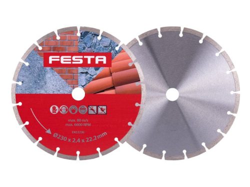 FESTA Gyémánt vágókorong 230 x 2,6 x 22,0 mm szegmentált
