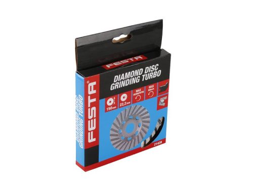FESTA Gyémánt fazékkorong 150 x 22,2 mm turbo