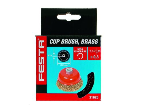 FESTA Fazékkefe 75 x M14 réz