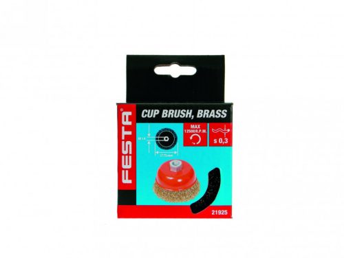 FESTA Fazékkefe 75 x M14 réz