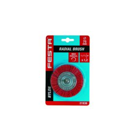FESTA Csapos körkefe 75 mm nylon