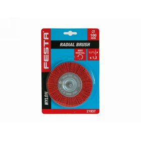 FESTA Csapos körkefe 100 mm nylon